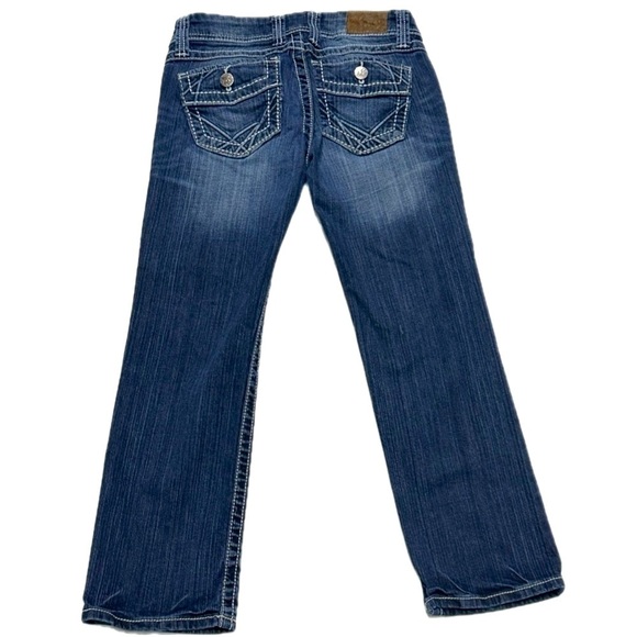 ππΈ BUCKLE BKE Stella Bootcut Jeans | 27R |β Dark Wash Stretch Denim 2000s - Picture 2 of 6